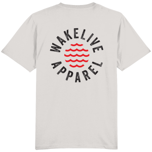 Wakelive Wave Emblem Tee – Light